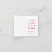 パンダ遊ーデート母アポイントメントカード 予約カード (内部開封)