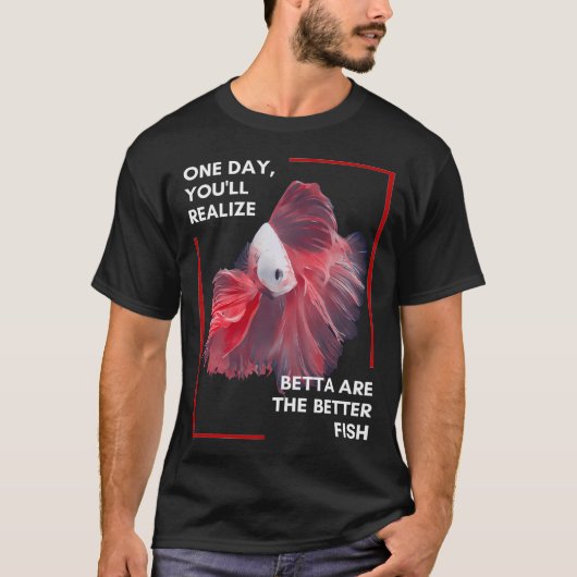 パンダ金魚 - 黒オランダシシガシラ 金魚 - レトロJ Tシャツ (正面)
