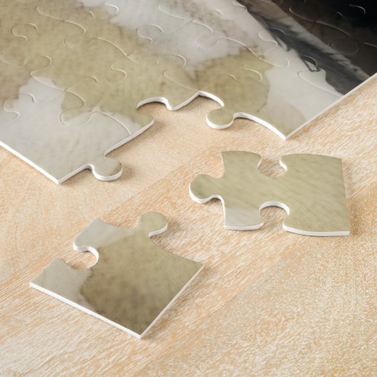 パンダ顔カウアートファームスタイルおもしろいパズル ジグソーパズル (側面)