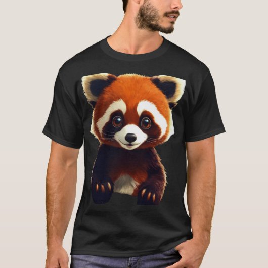 パンダ顔ティー Tシャツ (正面)