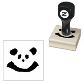 パンダ顔 ラバースタンプ (押印)