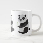 パンダ食べのタケノコ ジャンボコーヒーマグカップ (右)