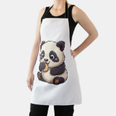 パンダ食べ物ーのクッキー エプロン (インサイチュ)