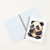 パンダ食べ物ーのクッキー ノートブック (内部)