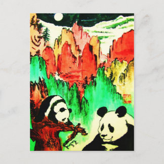 パンダ04 * Panda-Kunst-Postkarte * Panda-Postkarte ポストカード