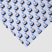 パンダ1歳ブルー 薄葉紙 (詳細)