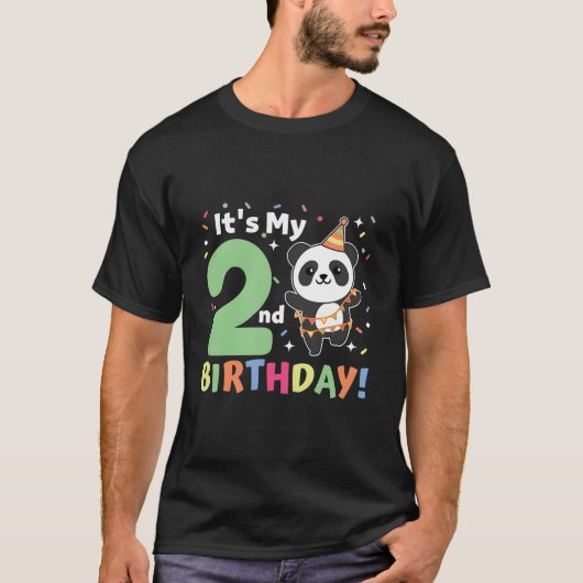 パンダ2個目用パンダ Tシャツ (正面)