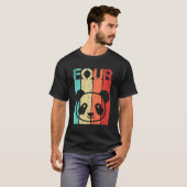 パンダ4パンダ4 Tシャツ (正面フル)