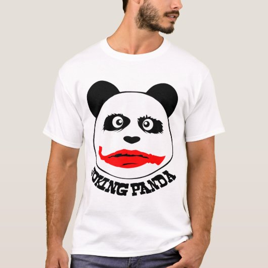 パンダ、おもしろいなパロディ Tシャツ (正面)