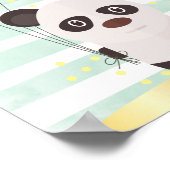 パンダ ウォールアート (角)