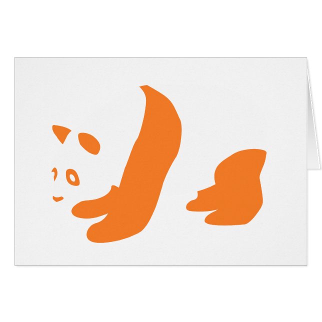 パンダ（オレンジ） (正面横)