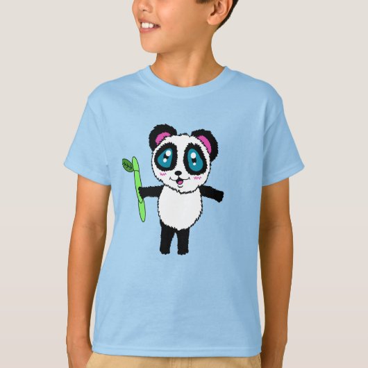 パンダ キッズTシャツ Tシャツ (正面)