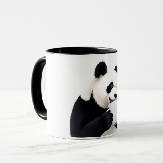 パンダ&コーヒー マグカップ (正面左)