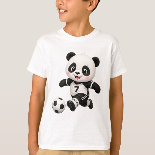 パンダ サッカー Tシャツ (正面)
