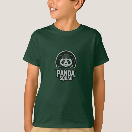 パンダ・スクワッドTシャツ Tシャツ (正面)