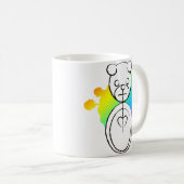 パンダ・スプラッツ コーヒーマグカップ (正面右)