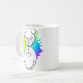 パンダ・スプラッツ コーヒーマグカップ (正面左)