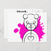 パンダ・スプラッツ ポストカード (正面/裏面)