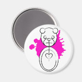 パンダ・スプラッツ マグネット (正面/裏面)