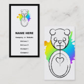 パンダ・スプラッツ 名刺 (正面/裏面)