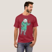 パンダ ダーツ 矢 Tシャツ (正面フル)