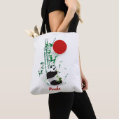 パンダ トートバッグ (クローズアップ)