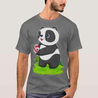 パンダ バレーボール選手 バレーボール Tシャツ