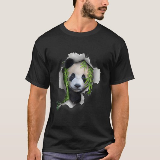パンダ パンダ パンダ 動物園 動物 パンダ 野球 Tシャツ (正面)