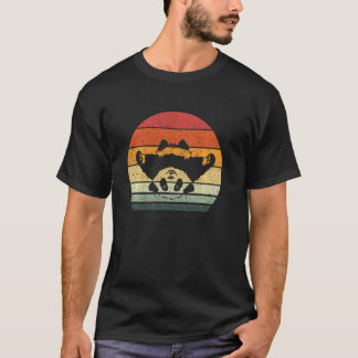 パンダ ビンテージ サンセット レトロ Tシャツ