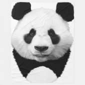 パンダ フリースブランケット (正面)