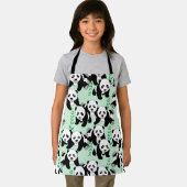 パンダ·ベアーズ·グラフィック エプロン (インサイチュ)