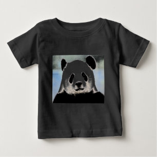 パンダ ベビーTシャツ