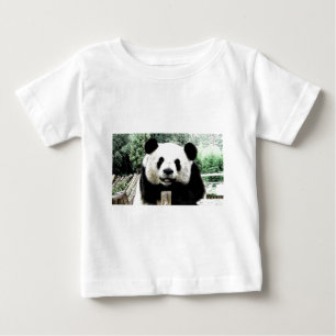 パンダ ベビーTシャツ