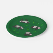 パンダ ペーパープレート (アングル)