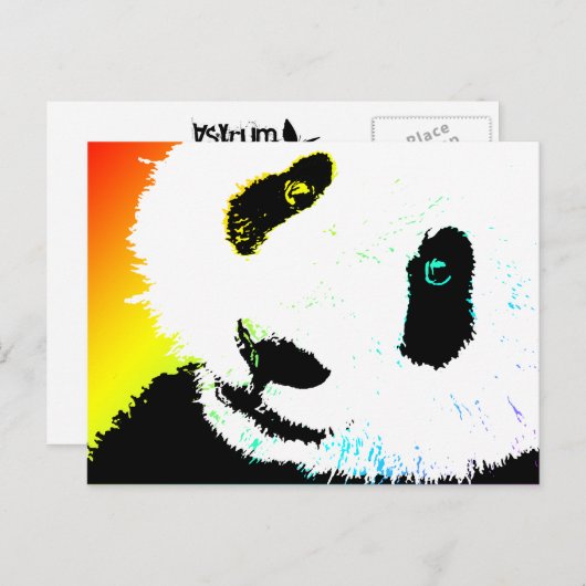 パンダ ポストカード (正面/裏面)