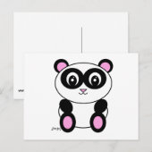 パンダ ポストカード (正面/裏面)