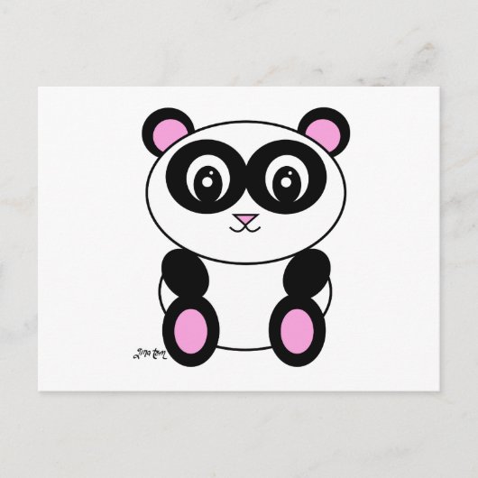 パンダ ポストカード (正面)
