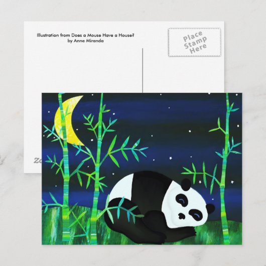 パンダ ポストカード (正面/裏面)