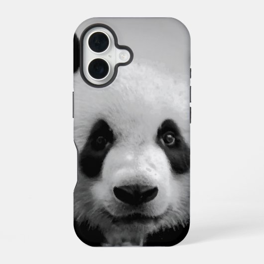 パンダ・ポップアート iPhone 16ケース (裏面)