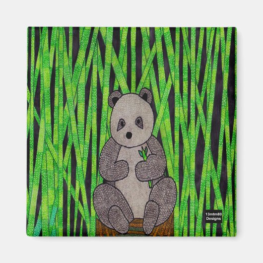 パンダ – マグネット (正面)