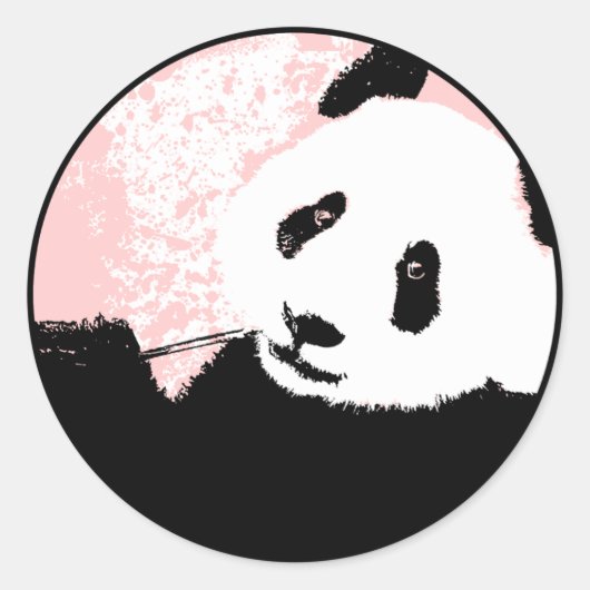 パンダ ラウンドシール (正面)