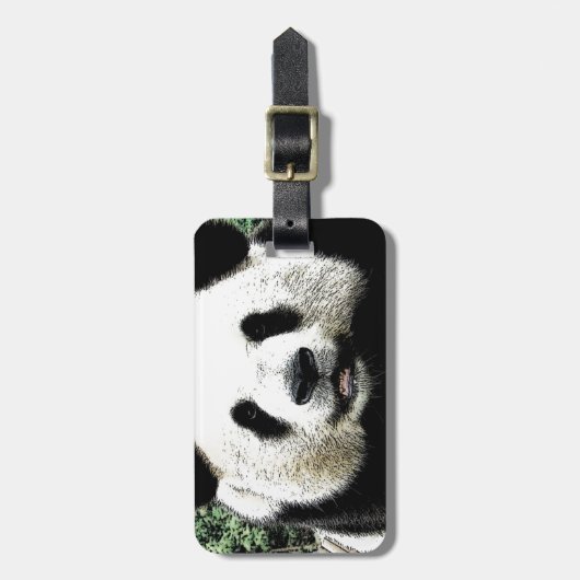 パンダ ラゲッジタグ (正面縦)