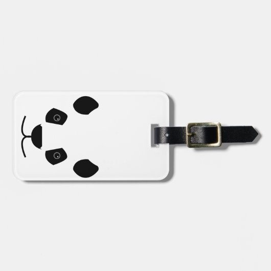パンダ ラゲッジタグ (正面横)
