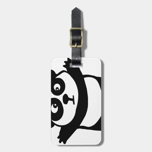 パンダ ラゲッジタグ (正面縦)