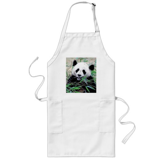 パンダ ロングエプロン (正面)