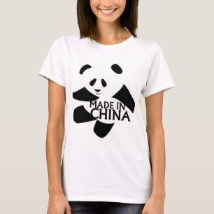 パンダ、中国製 Tシャツ