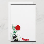 パンダ 便箋 (正面/裏面)