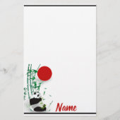 パンダ 便箋 (正面)