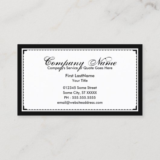 パンダ 名刺 (裏面)