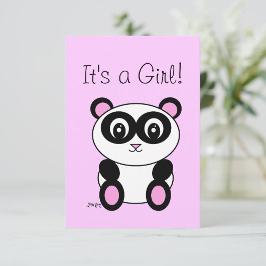 パンダ 案内状 (スタンド正面)